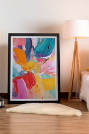 Wallity Artplstksyh32 - 3348 Pintura Decorativa Enmarcada Multicolor